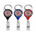 Retractable Badge Reel - No-Twist Carabiner